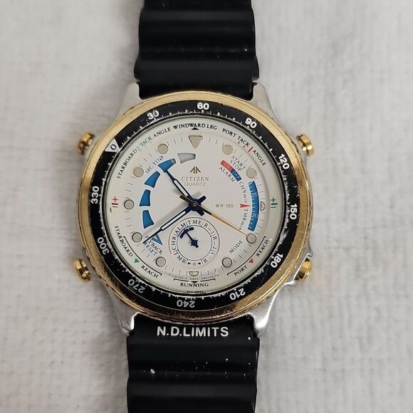 CITIZEN VINTAGE YACHT PROMASTER CHRONOGRAPH WATCH BFPM-03-048 - Picture 1 of 6